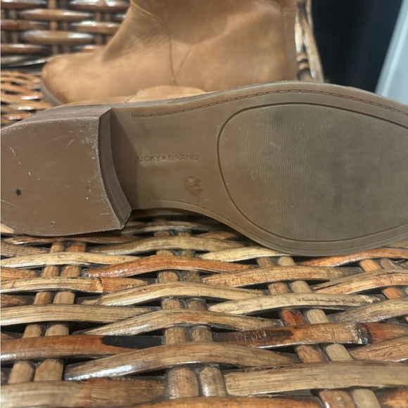 Lucky Brand Prenma Ankle Boot Women's Topanga Tan Leather
Bootie Size 8 - Picture 11 of 11